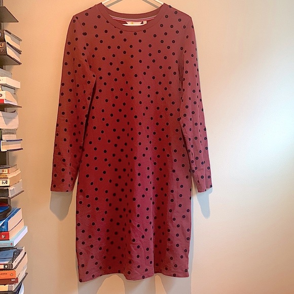 Boden Polka Dot Shirt Dress - Super soft material- So cute - Picture 3 of 5